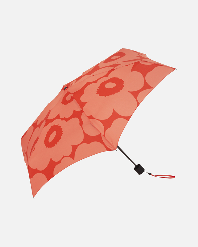 middernacht Leed Romantiek Opvouwbare Paraplu Mini Unikko Rose - Marimekko - Huiszwaluw